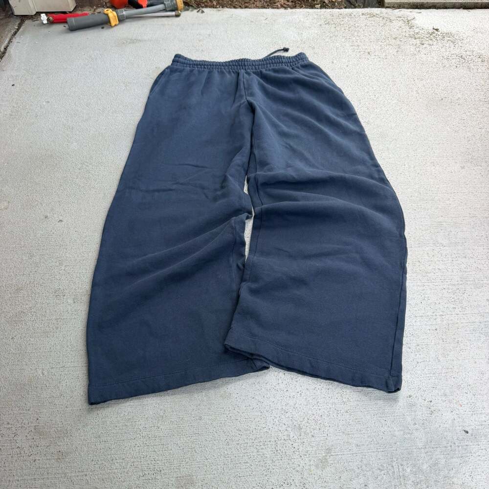 Old Navy baggy Wide Leg Sweatpants Dark Blue Lounge Joggers